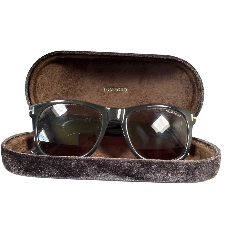 Tom Ford Eric-02 Sunglasses Men 55mm Gray Square Designer Made in Italy TF595